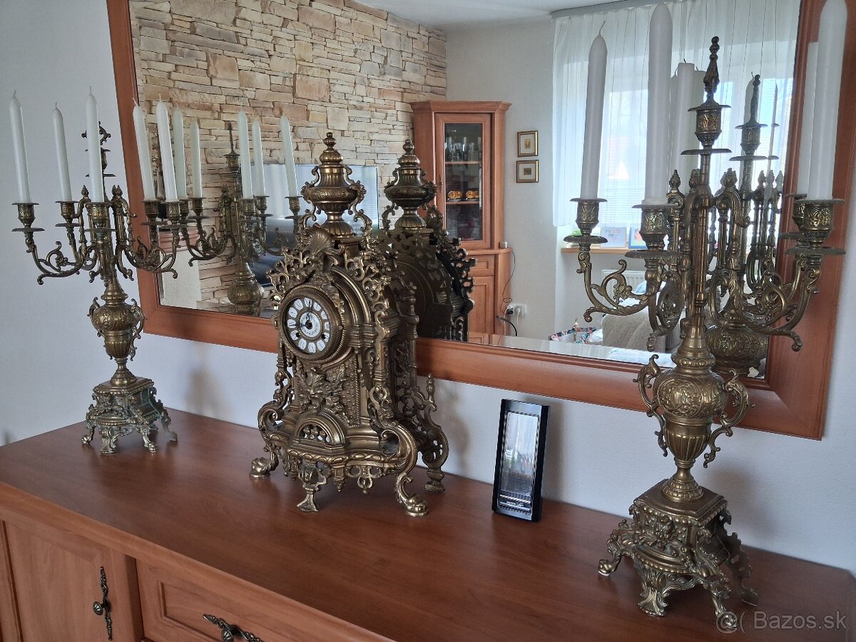 Predám hodiny so svietnikmi - 2