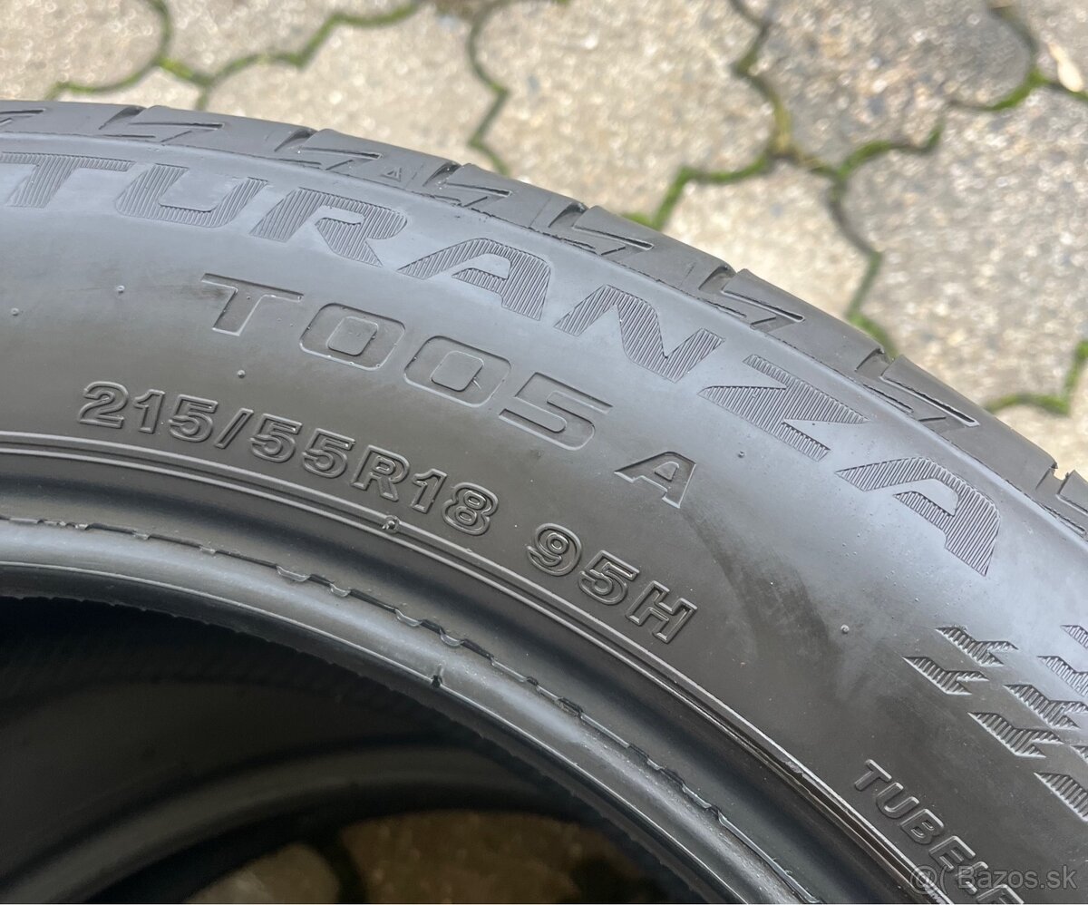 215/55 R18 Letne Bridgestone 2ks - 2