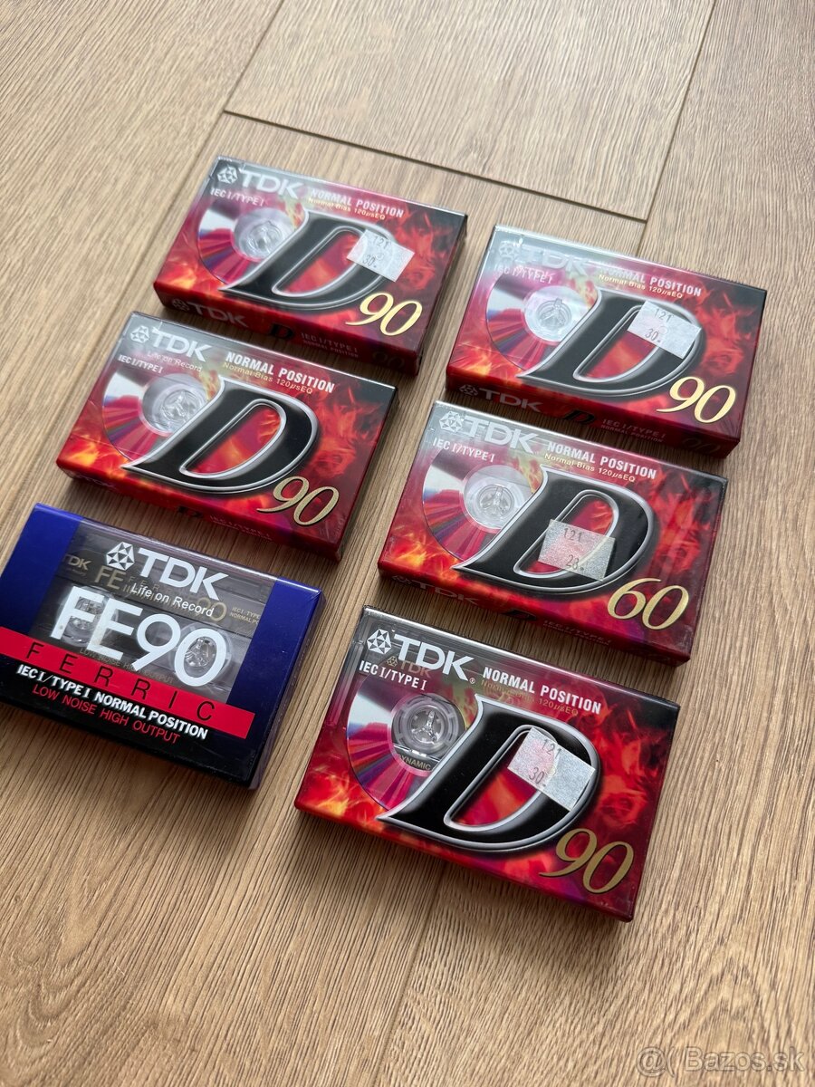 TDK Audio kazety 6ks - 2