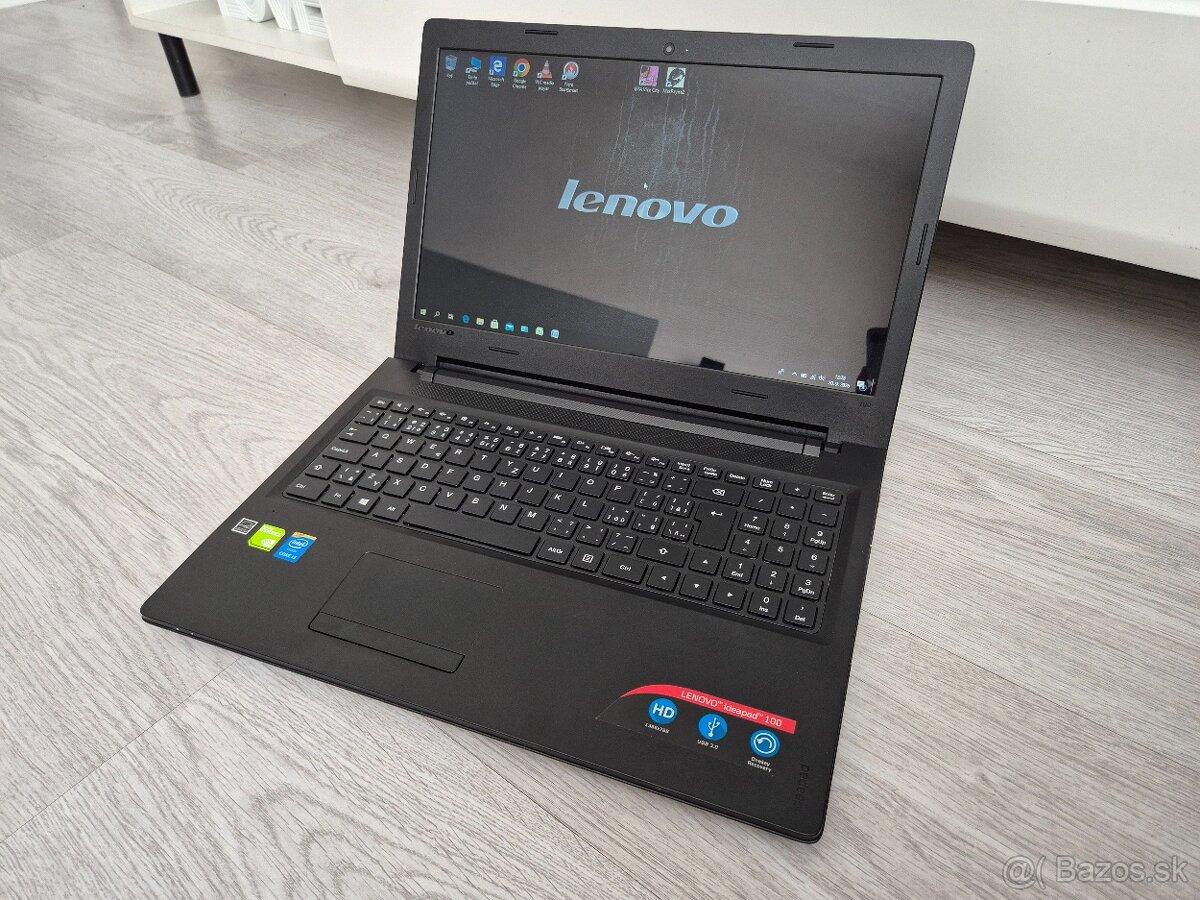 Lenovo IdeaPad 100 15,6" i3, SSD HDD, TOP Stav 150 € - 2