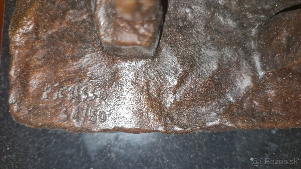 Picasso - koza - bronz - 2