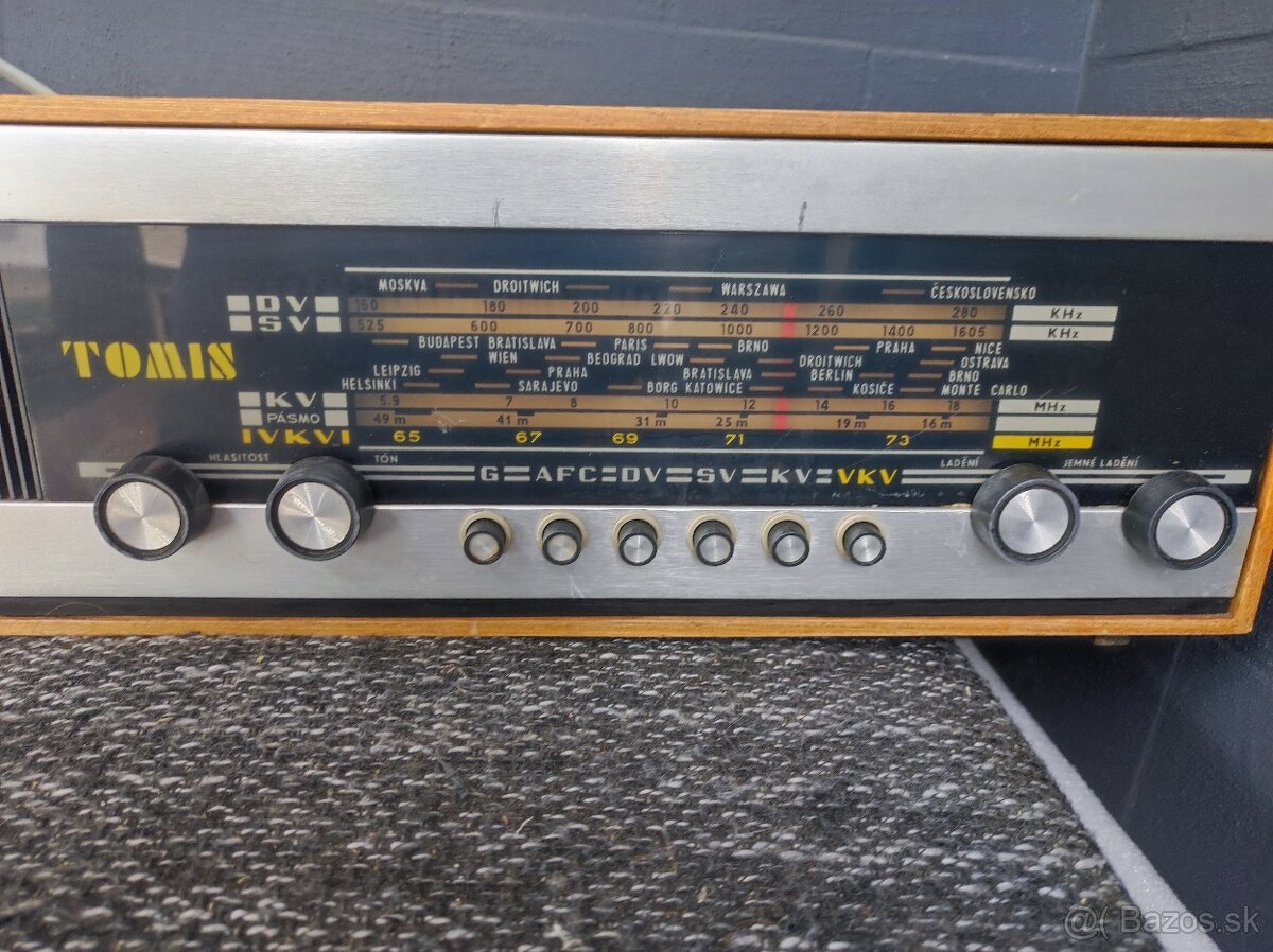 Retro rádio TOMI - 2