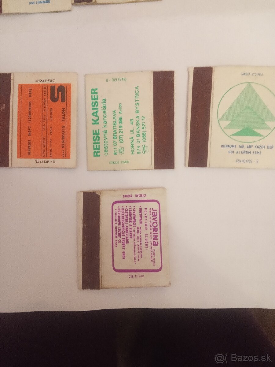 Pre zberateľov: zápalkové krabičky, pohľadnica, lyžička. - 2