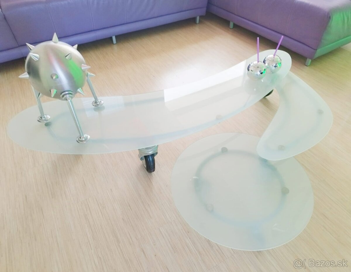 Unikátny eklektický dizajnový taliansky stôl - 2