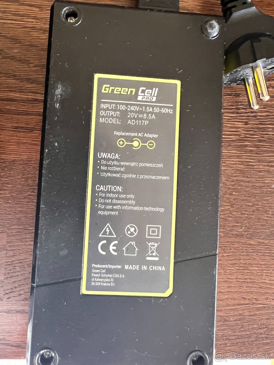 Nabijacka pro Lenovo 170W 20V 8.5A - 2