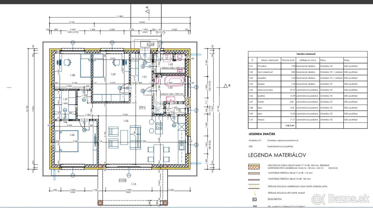 NOVINKA Ponúkam na predaj 4 izbovú NOVOSTAVBU Nové Zámky - 2