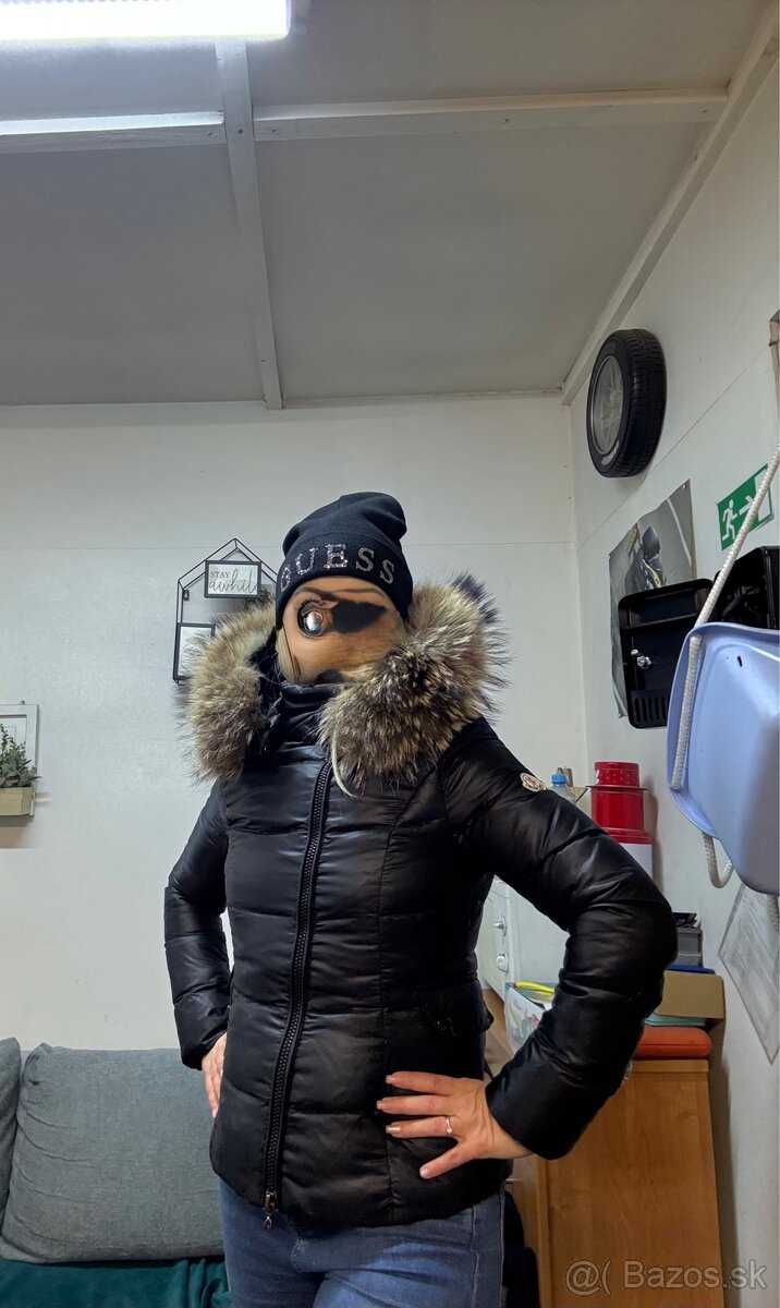 Moncler zimna paperova bunda s pravou kozusinou - 2