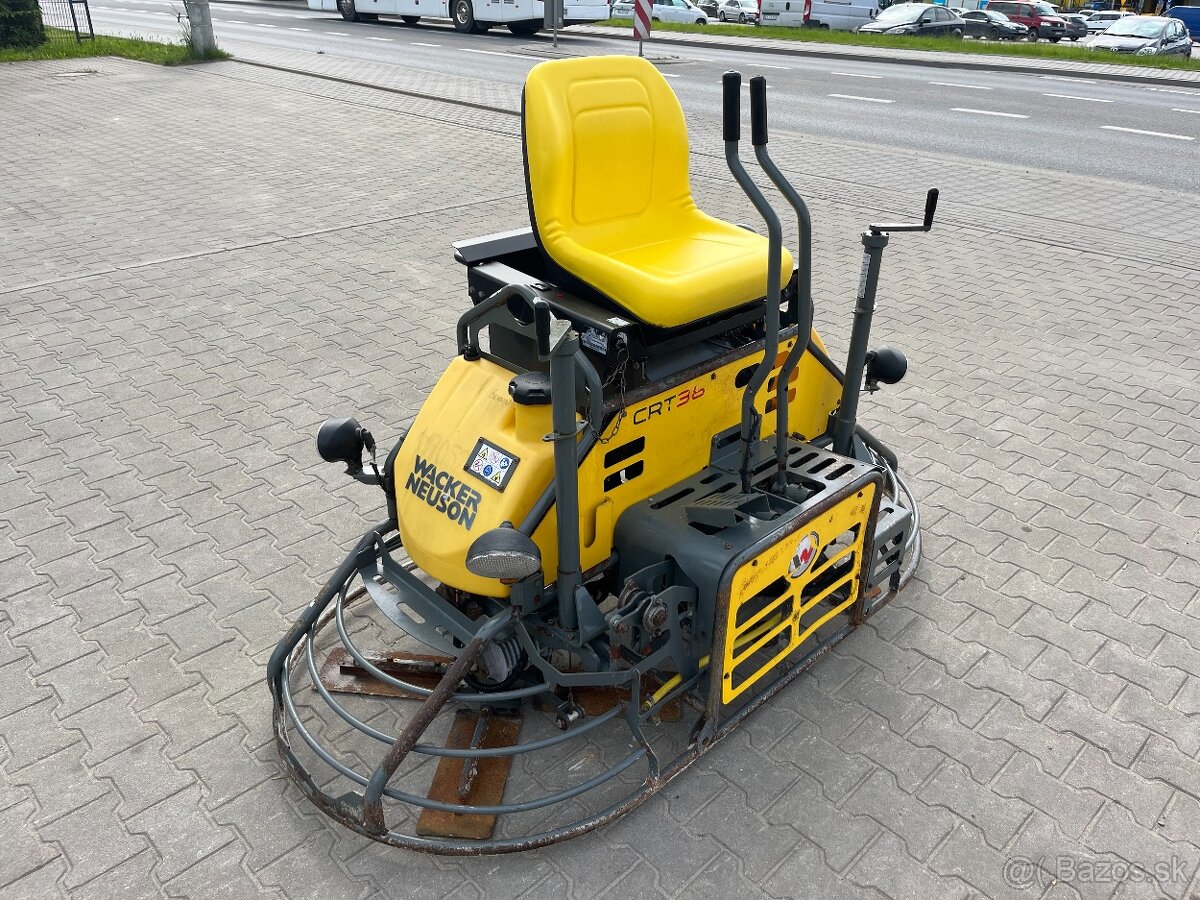 Hladička betónu s pojazdom Wacker Neuson CRT 36-25 Husqvarna - 2