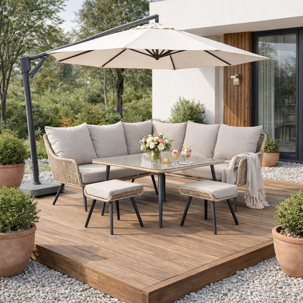 Ratanový 6-miestny set Malta - 2