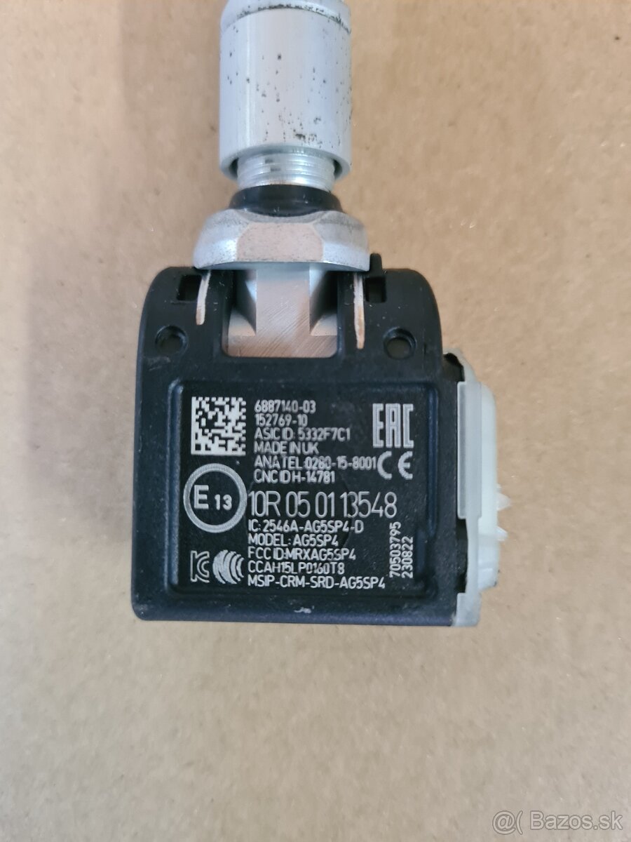 Senzory tlaku TPMS BMW rada G original - 2