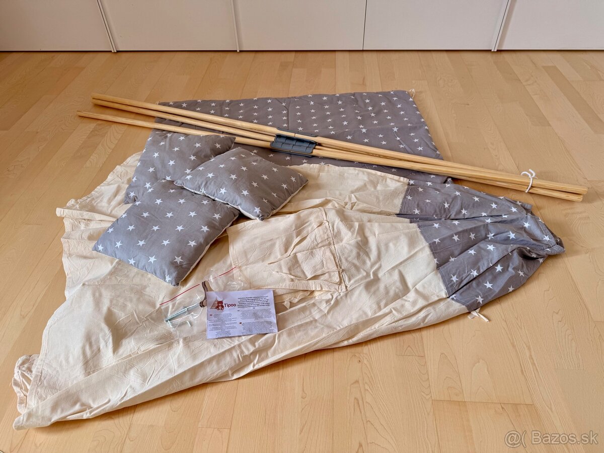 Detsky bezovy stan teepee - 2