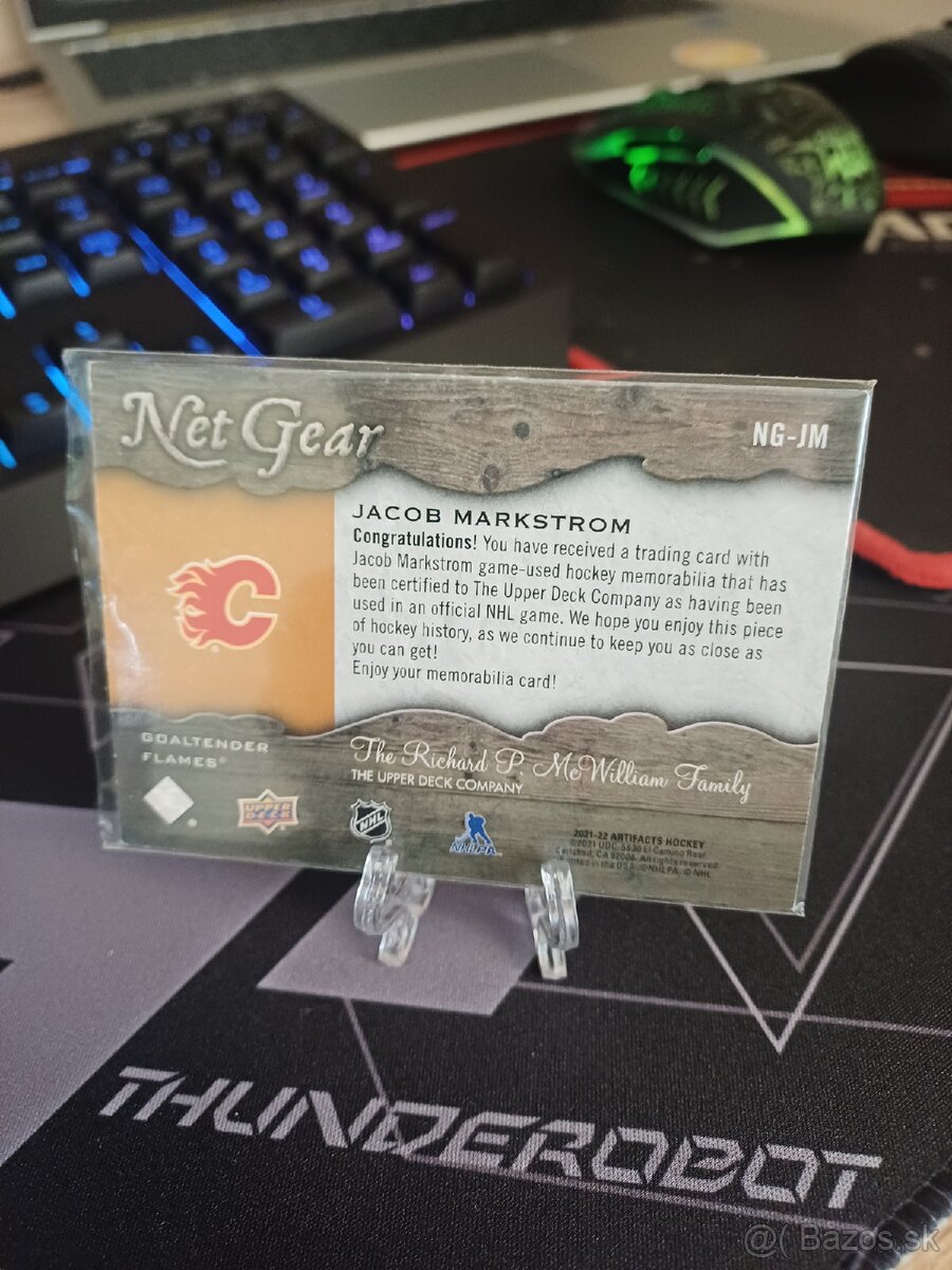 Hokejove karty / kartičky Jacob Markstrom - 2