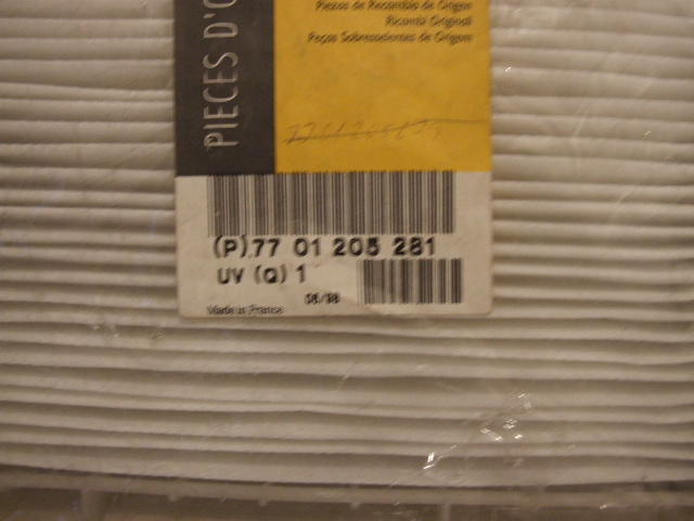 Predám kabínový filter 7701205281 na Scenic I - 2