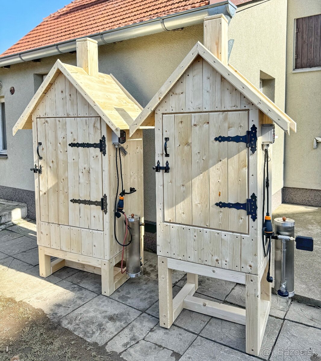 Drevená udiareň - 2