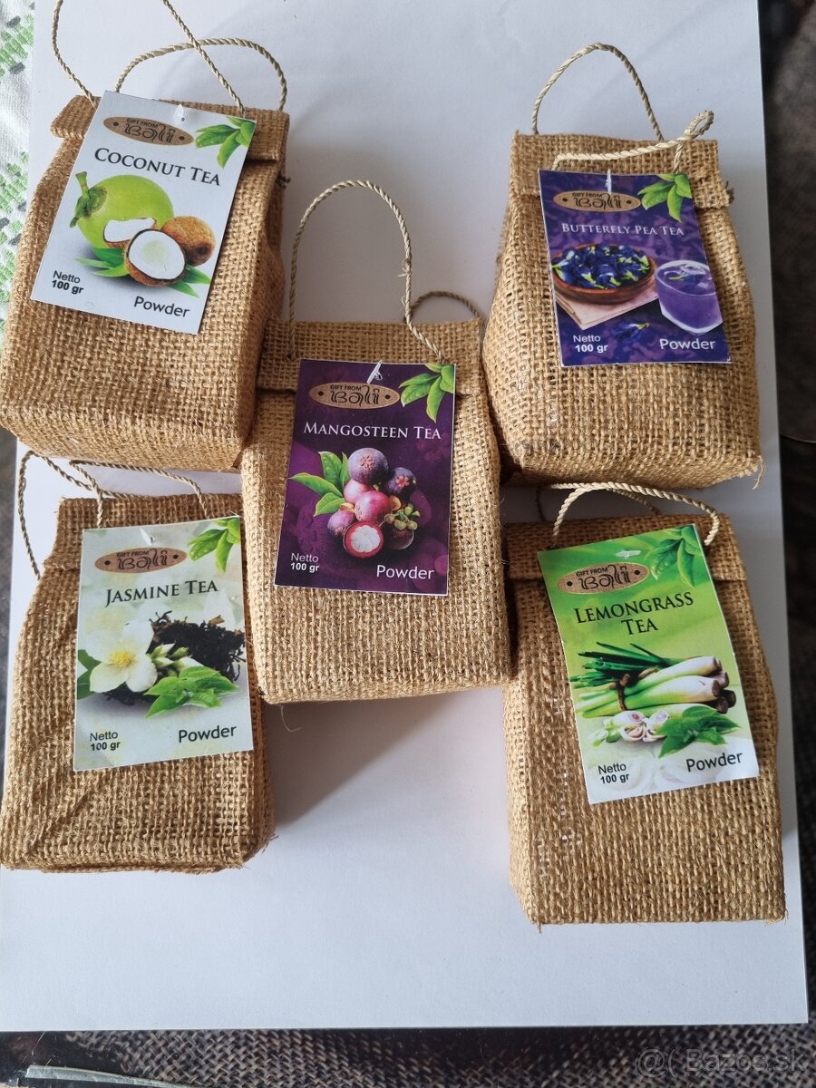 Exoticke praškove čaje z BALI. - 2