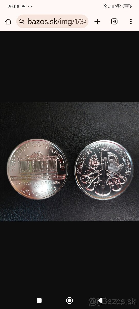 Strieborne investicne mince - 2