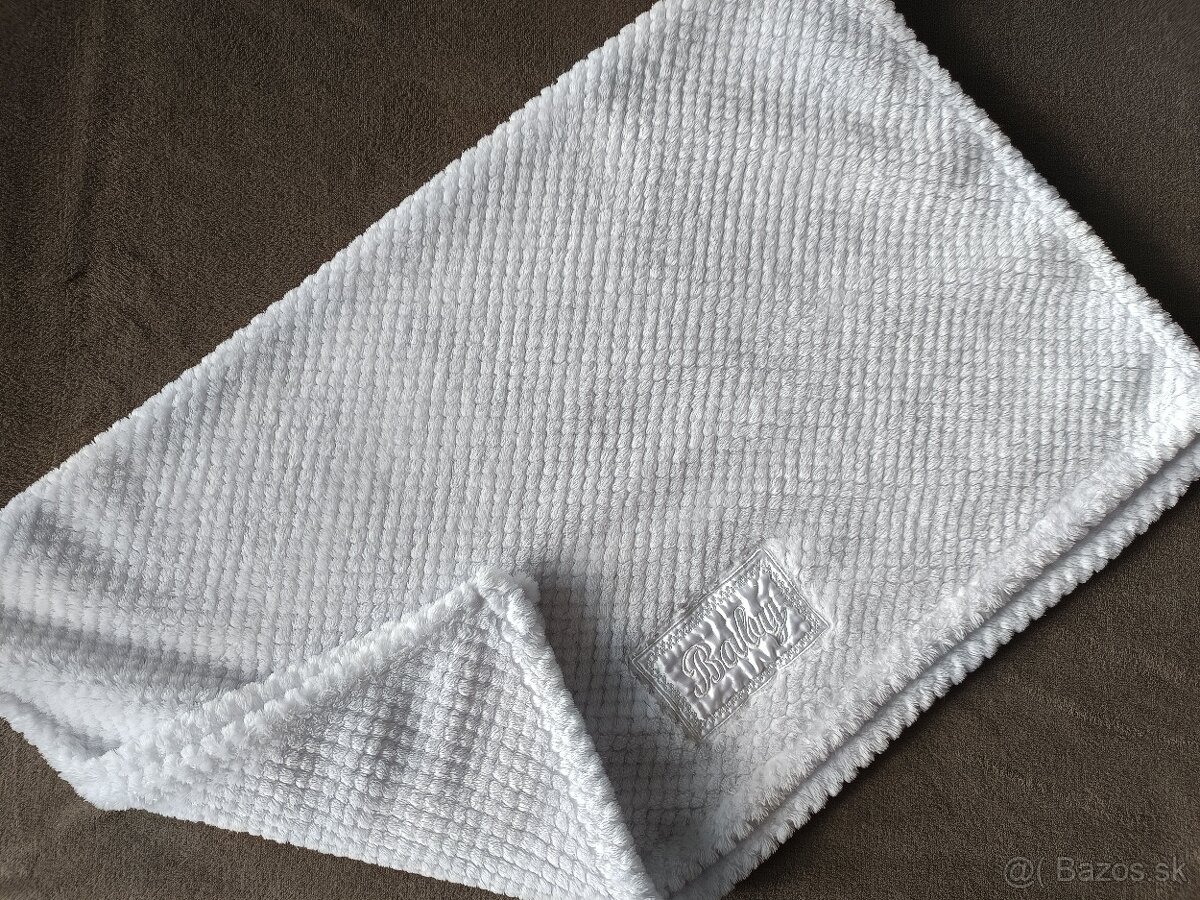 Biela deka pre bábätko - 2