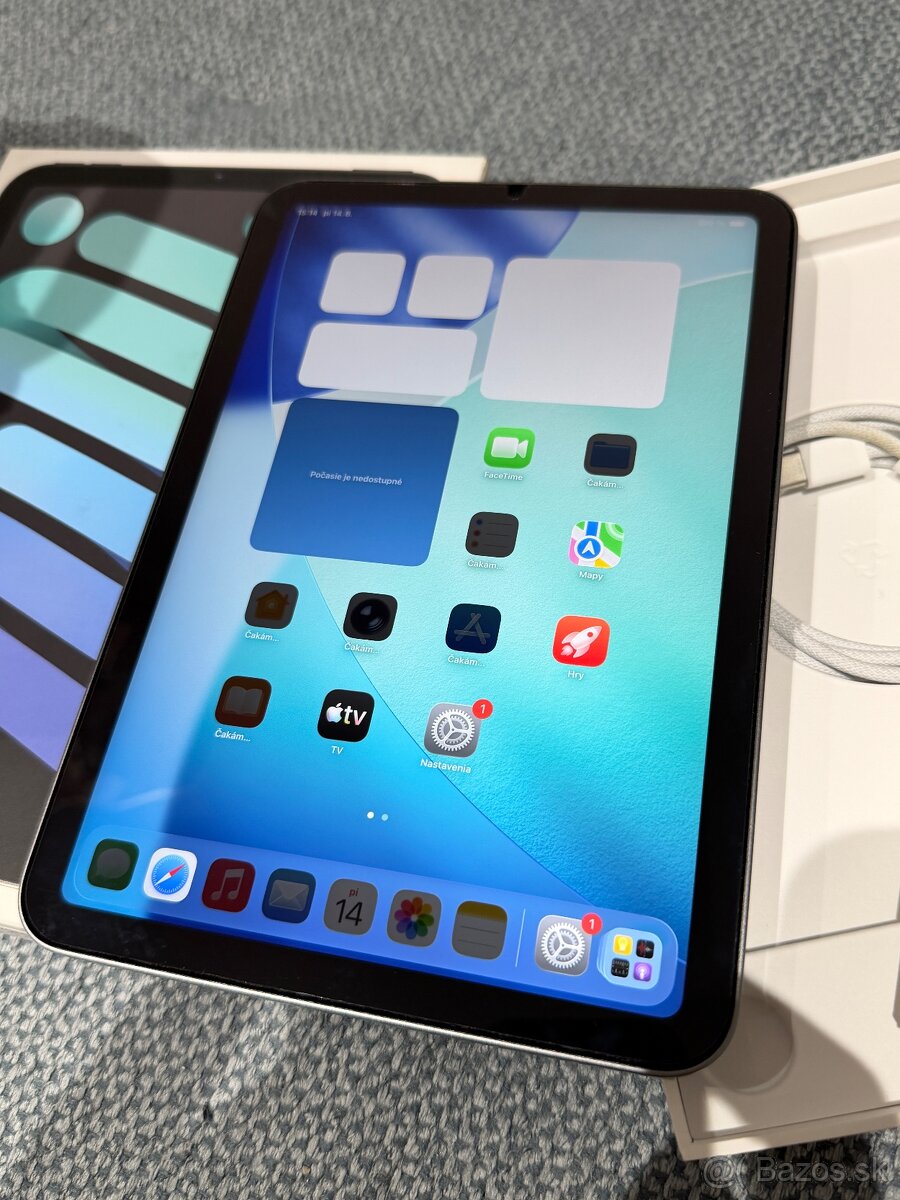 Apple Ipad Mini A17 Pro 128Gb - záruka, Tip top stav - 2