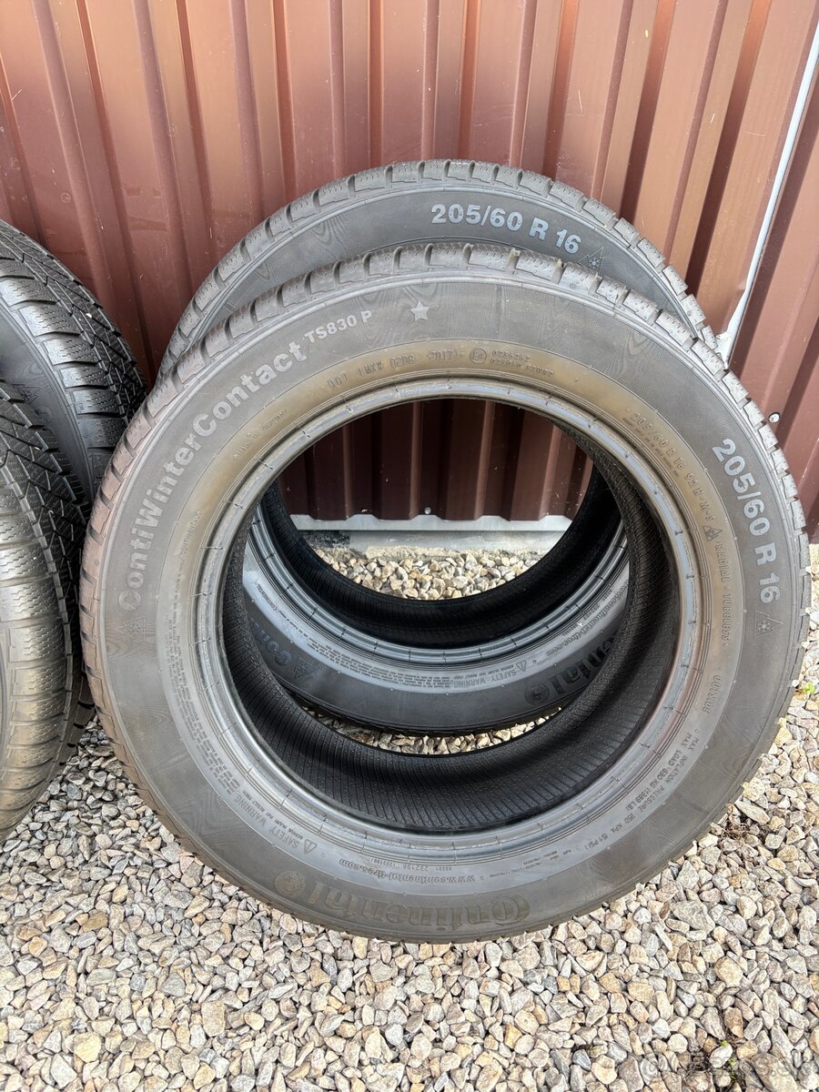 205/60 R16 Continental Contiwintercontact - zimne - 2