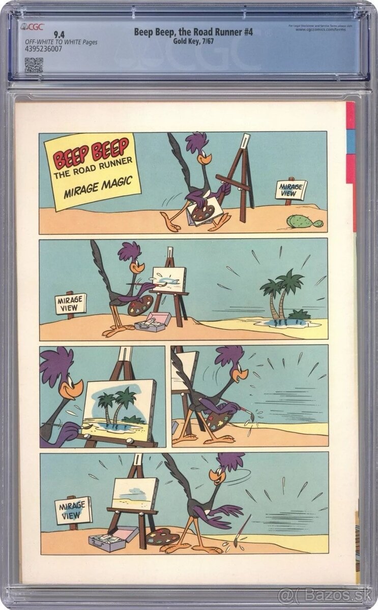Komiks Beep Beep the Road Runner (1967 Gold Key) #,4 CGC 9.4 - 2