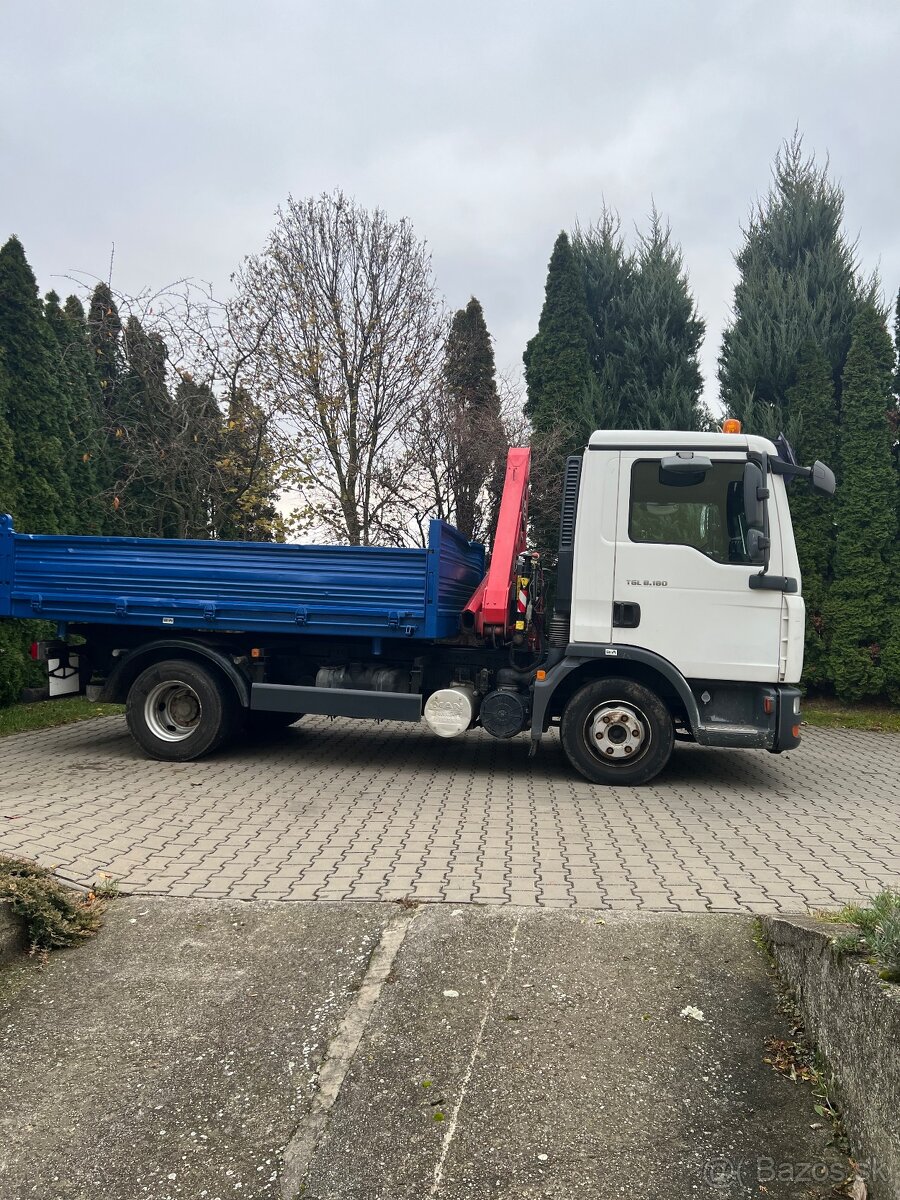 MAN tgl 8.180 3str. Skl. S hydraulickou rukou - 2