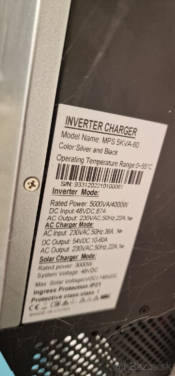 Fotovoltický menič 4,2kW Vevor - 2