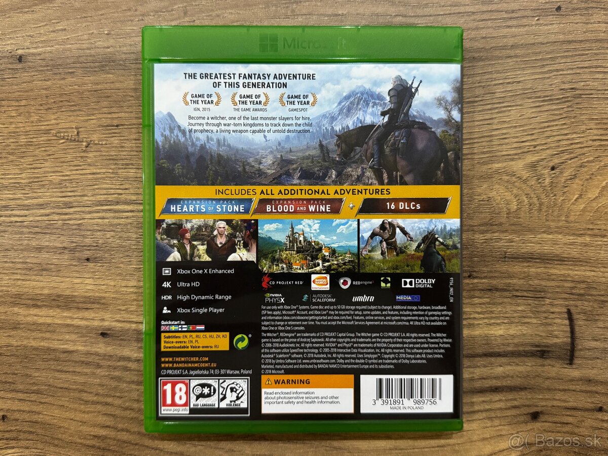 Hra Xbox One - The Witcher 3 Wild Hunt GOTY Edition CZ - 2