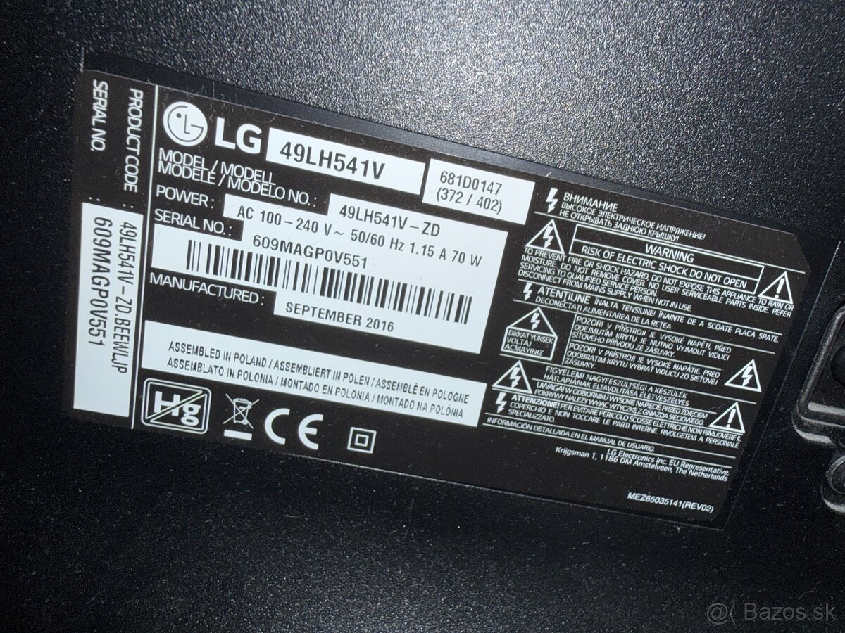 Televízor LG 49" - 2