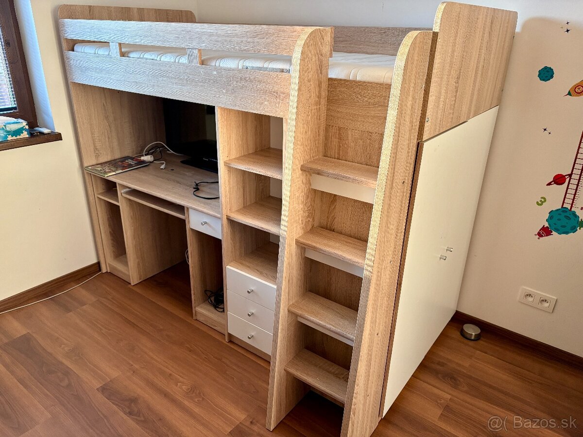 Detská multifunkčná posteľ 200x90 - 2