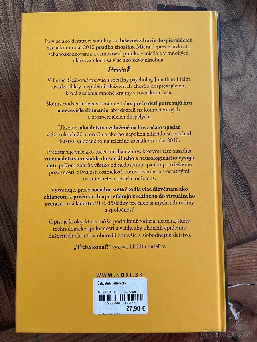 Úzkostná generácia - Jonathan Haidt - 2
