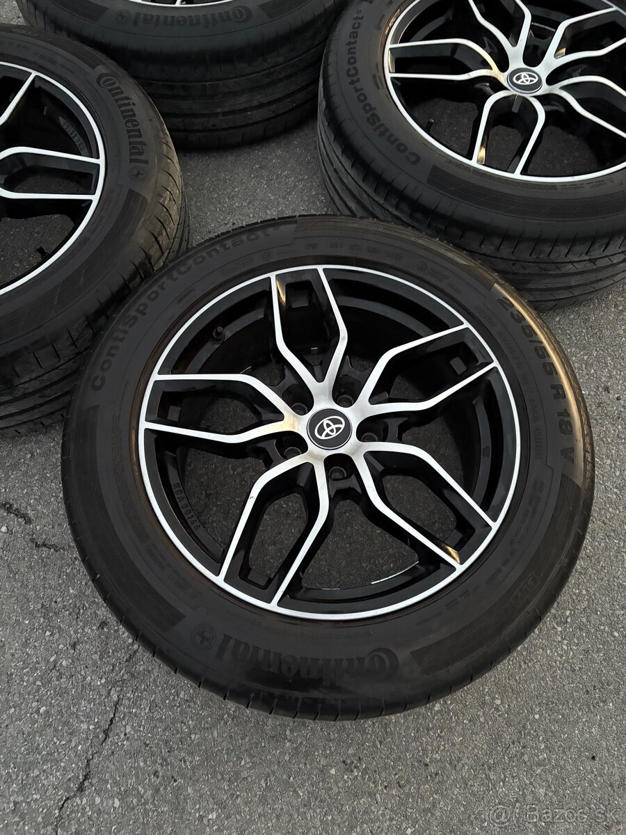 Letné kolesá Toyota R18 5x114,3 Continental 235/55 r18 - 2