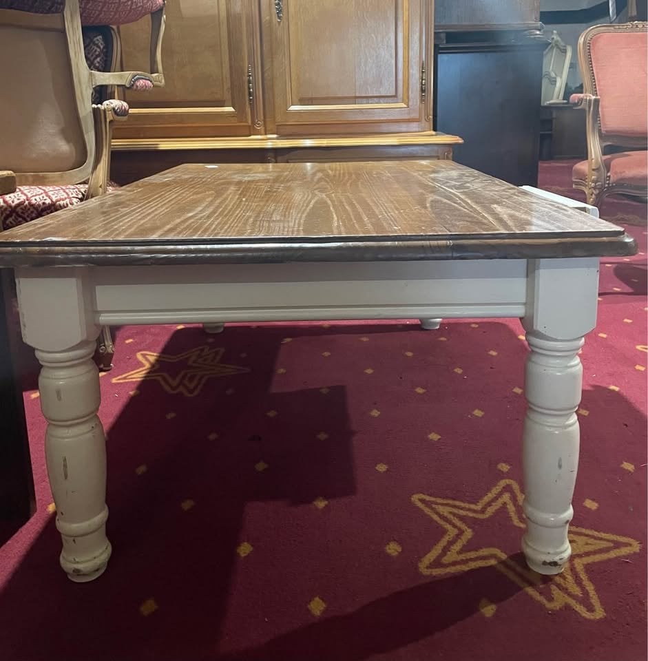 Konferenčný stolík, masív, v 46, d 110, s 75 cm, Vintage kre - 2