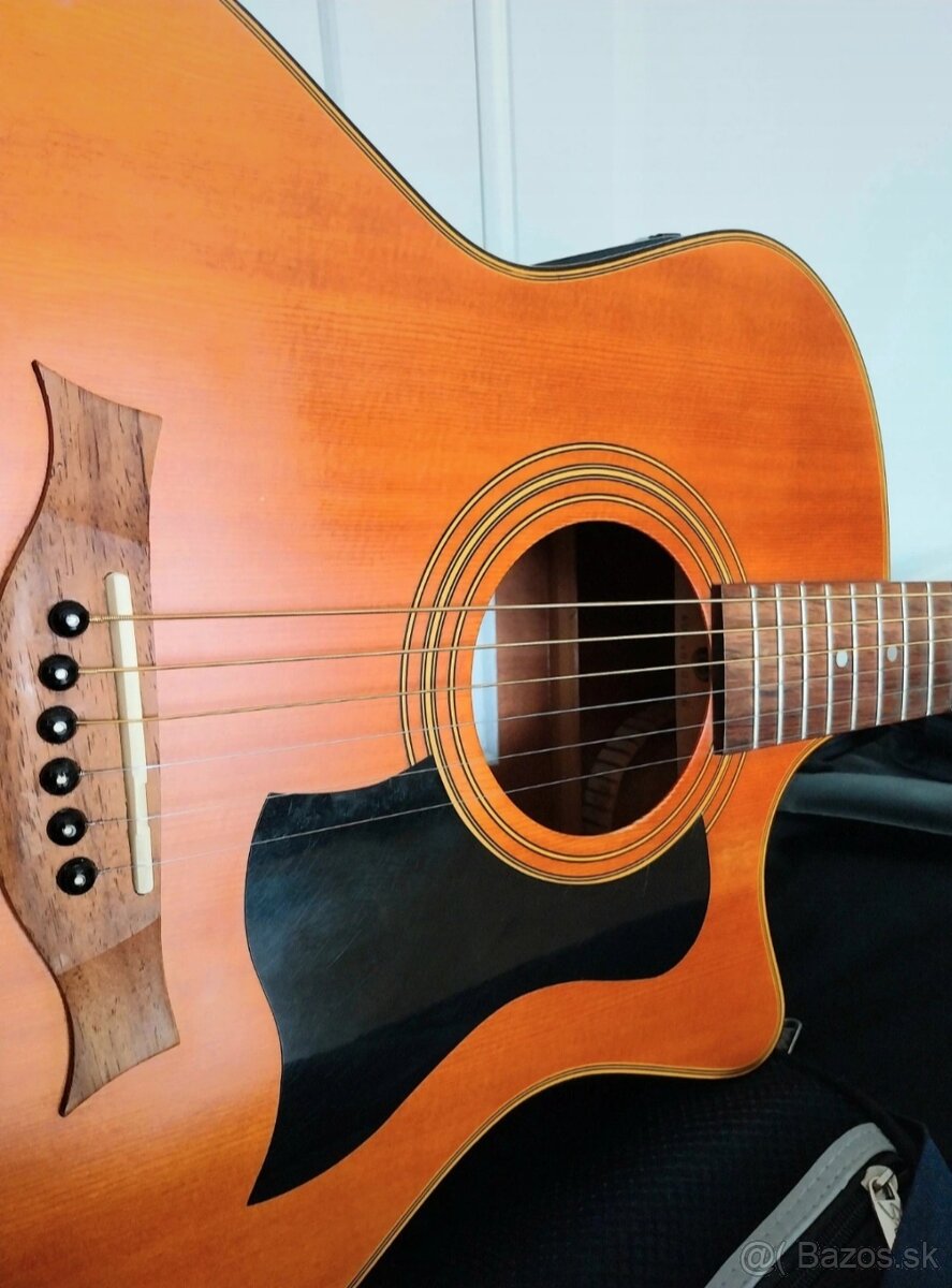 BATON ROUGE BR-24C WESTERN ELECTRO-ACOUSTIC CHERRY vr PÚZDRA - 2