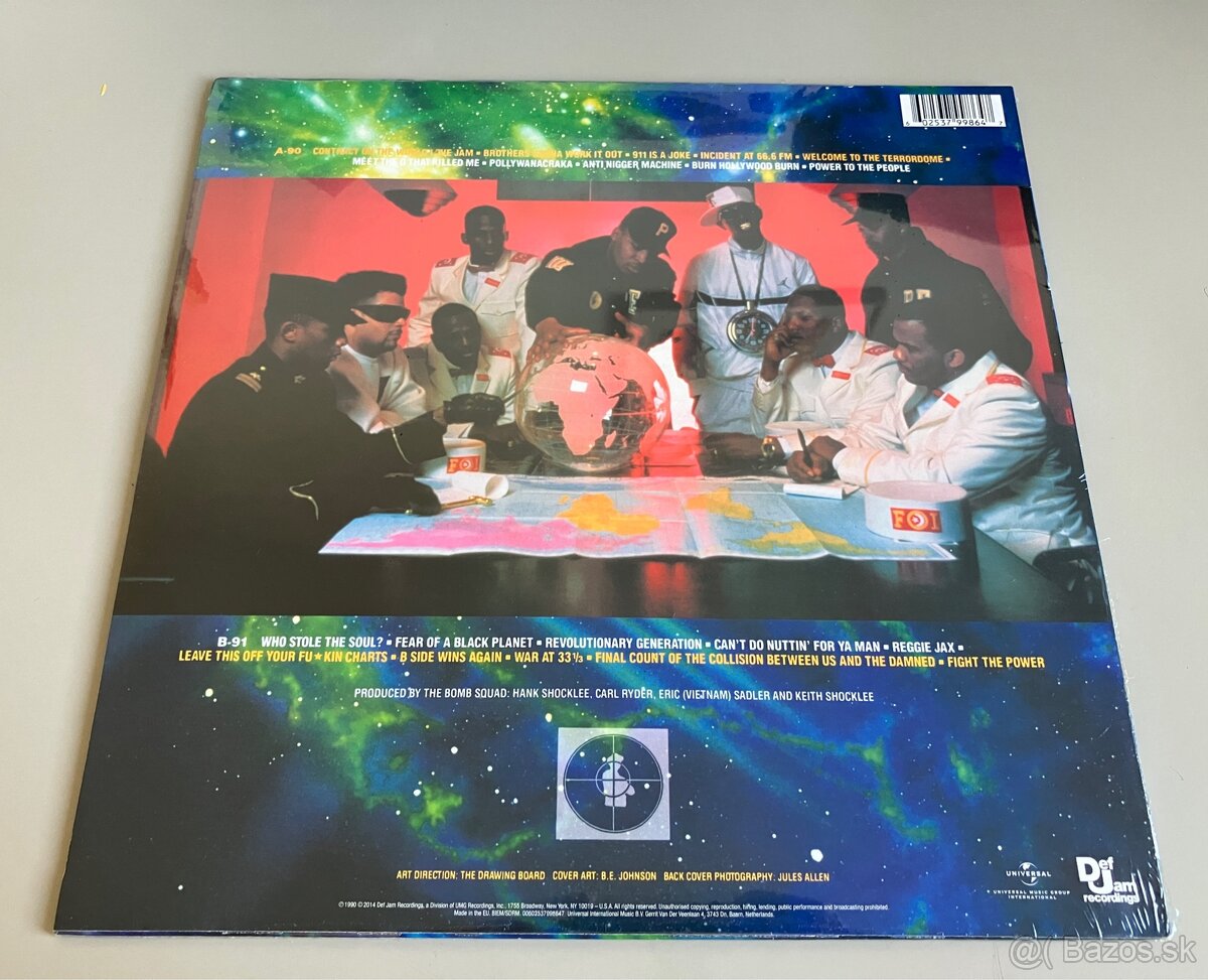 LP Public Enemy - Fear Of A Black Planet - 2