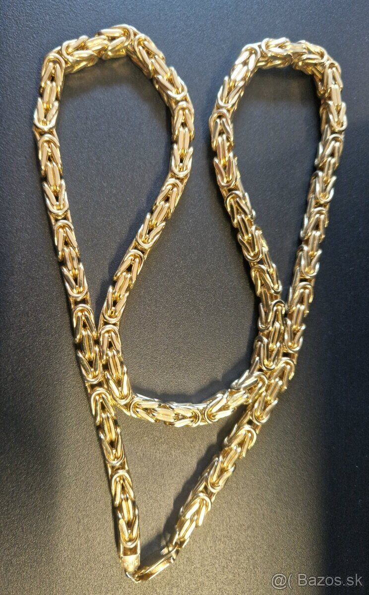 Zlatý řetízek královská vazba - jako nový - 52,2g - vyměním - 2