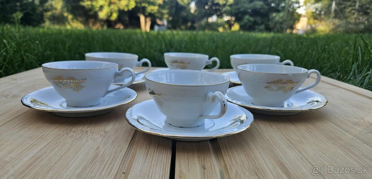 Mokka šálky 6 ks značka EPIAG DF Czechoslovakia - 2