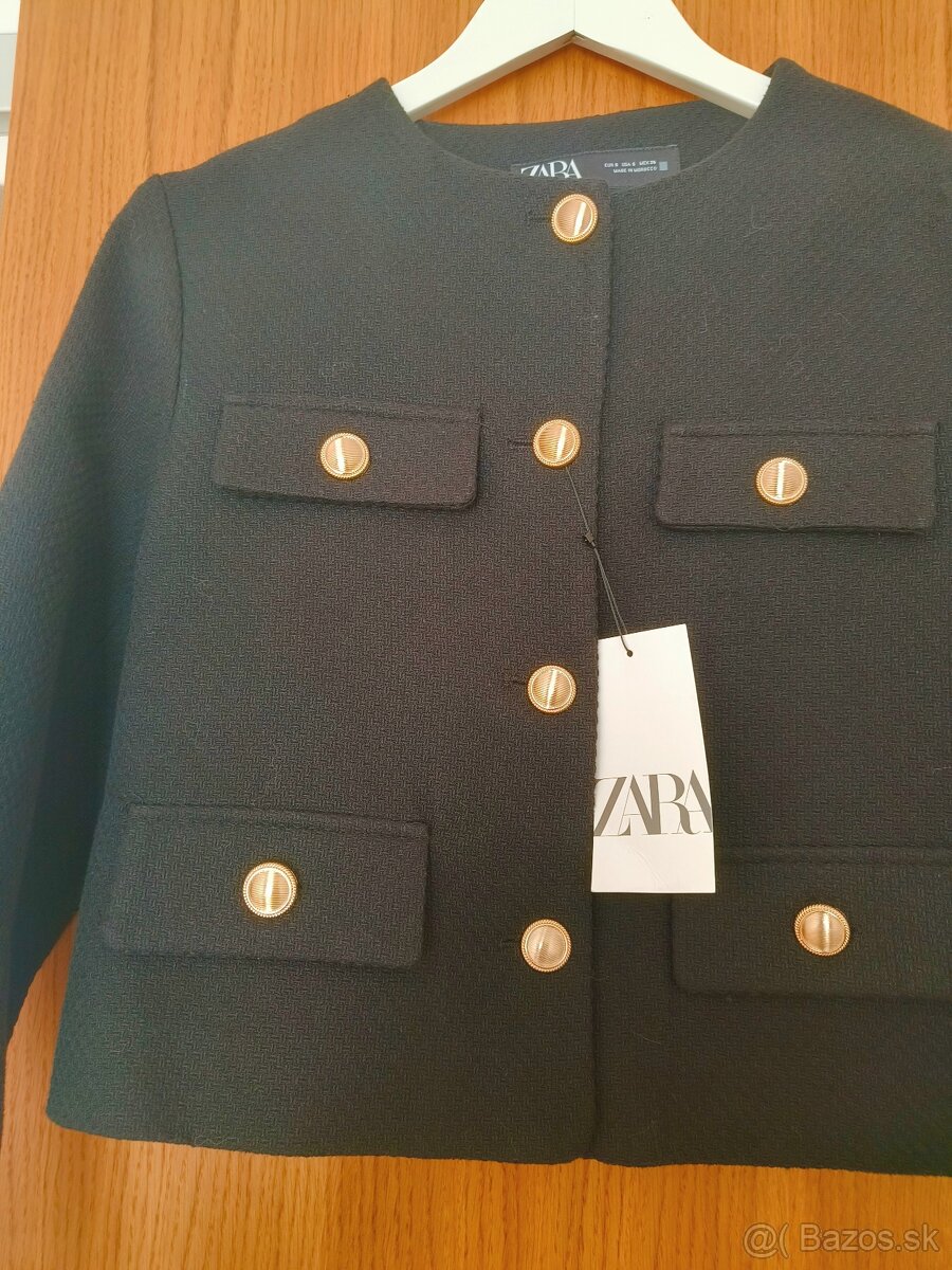 Dámske sako kabátik Zara veľkosť S - 2
