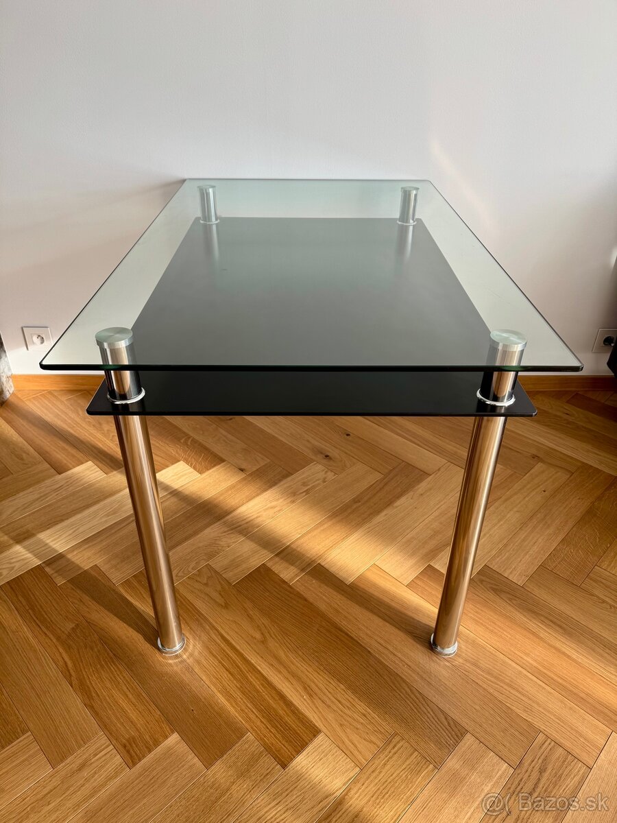 Predám jedálenský sklenený stôl. - 2