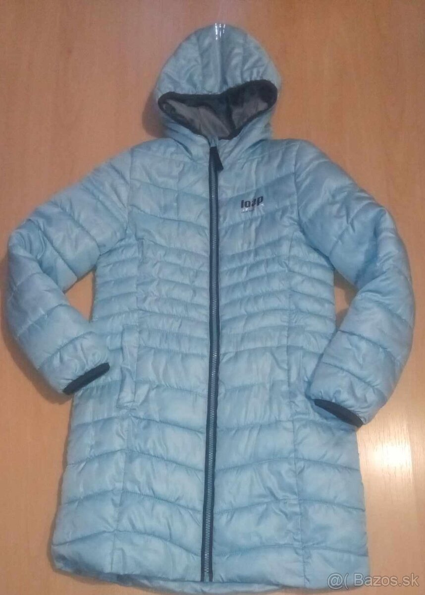Zimná belasá bundička loap 134/140 - 2