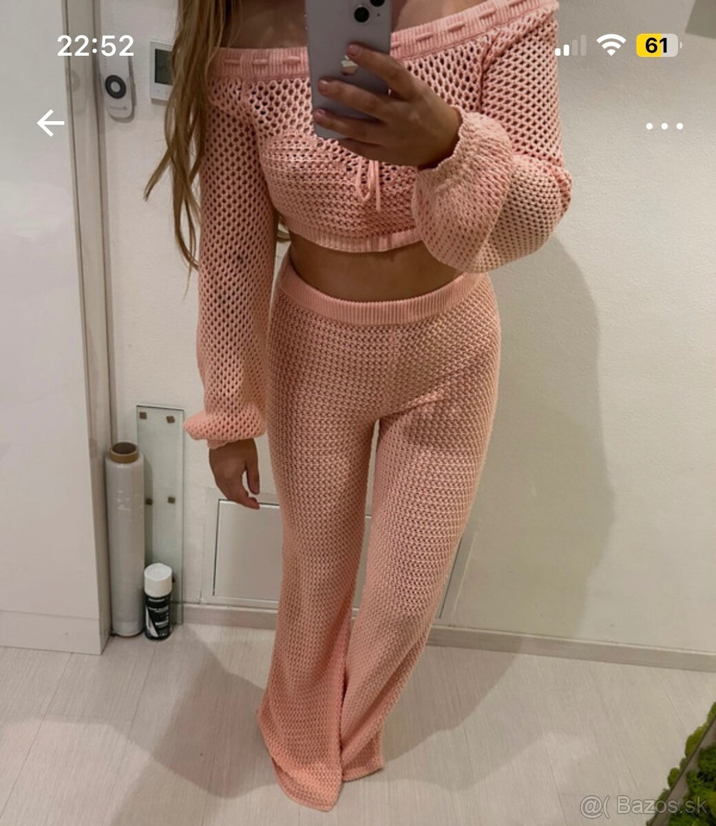 Tularosa hackovany set NOVY - velkost M - 2