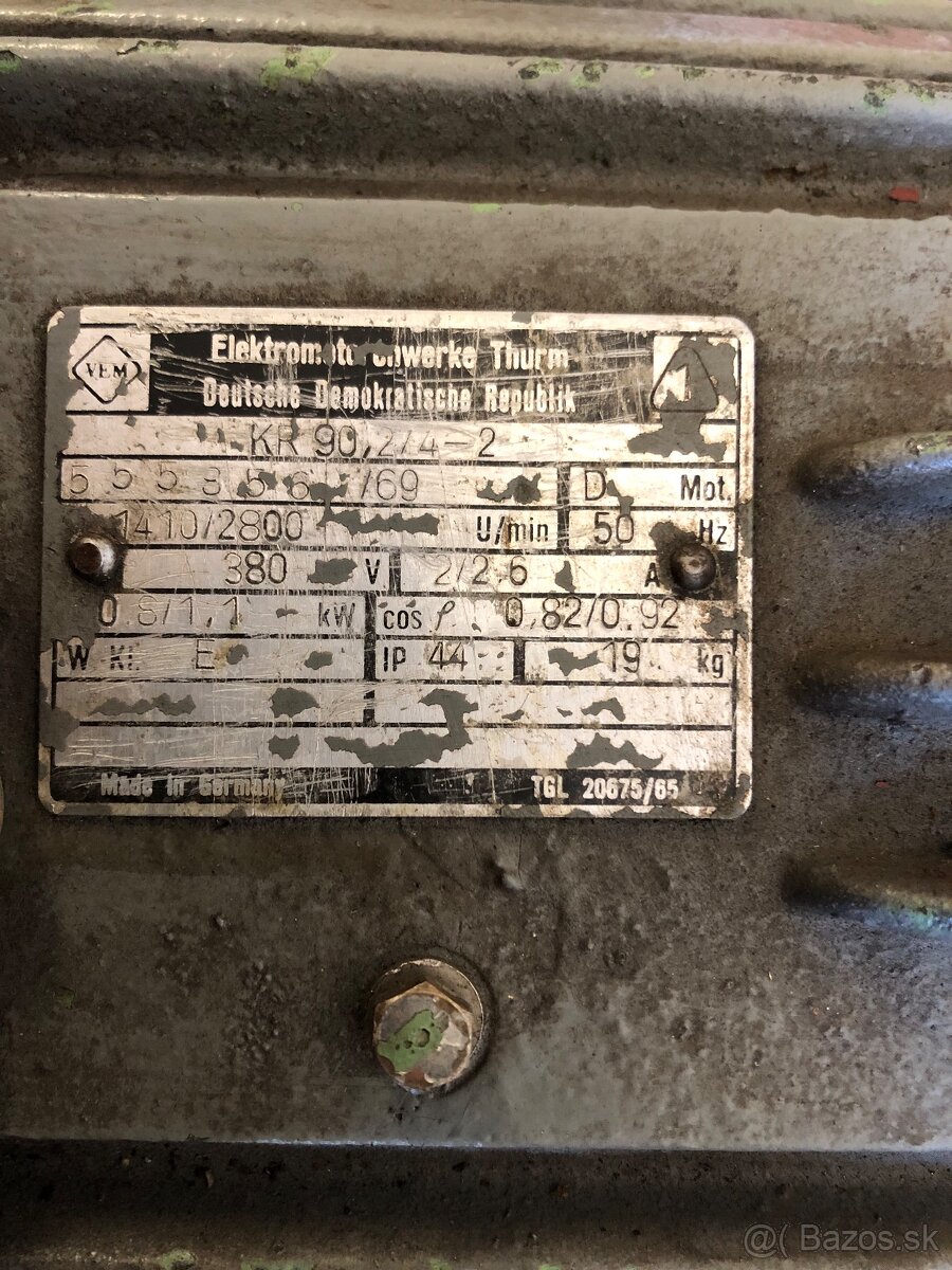 Predám dvojotáčkový elektromotor 400 V - 2