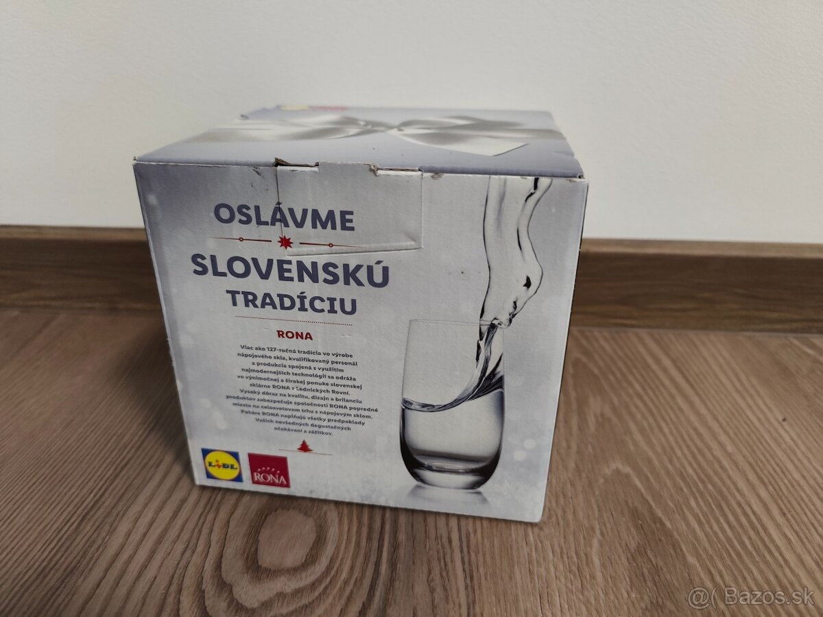 Rona - Poháre na vodu 4x 490 ml - 2
