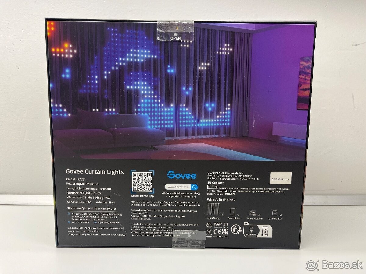 Govee Curtain Lights 2-Pack - Alexa/Google Home - 2