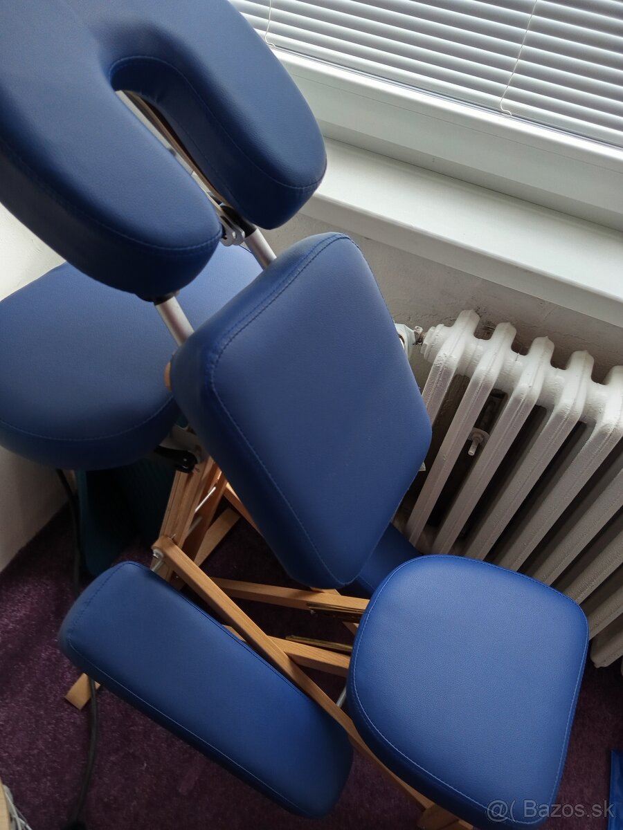 Masážna stolička skladacia drevená Vigor - 2