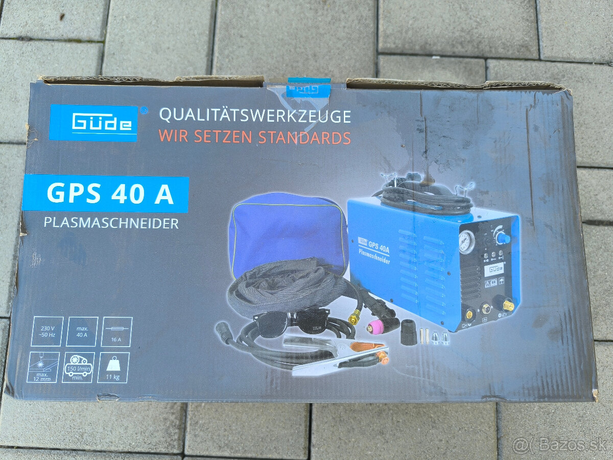 Plazmová rezačka Gude GPS 40 A - 2