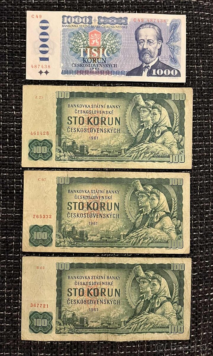bankovky čsr - 2