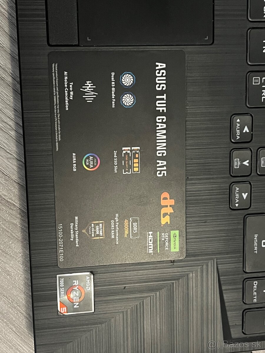 Asus Tuf Gaming A15 herný notebook - 2