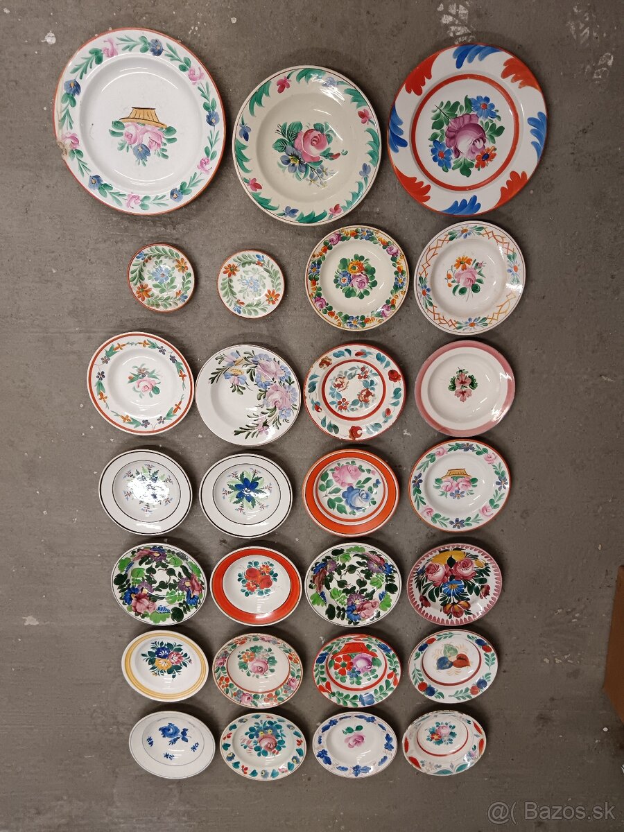 Zberateľské starožitné taniere - 2