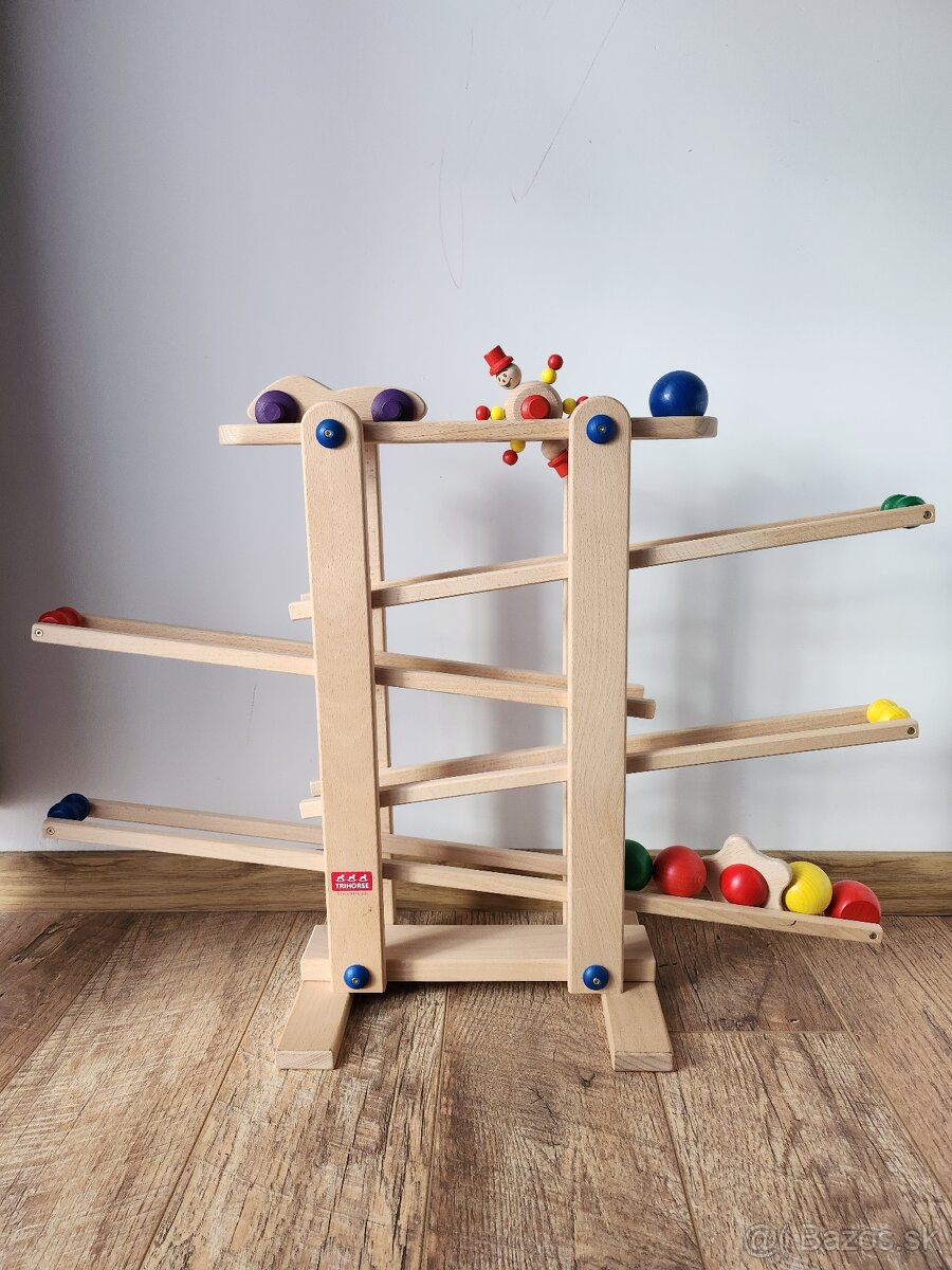 Drevená guľôčková dráha - 2