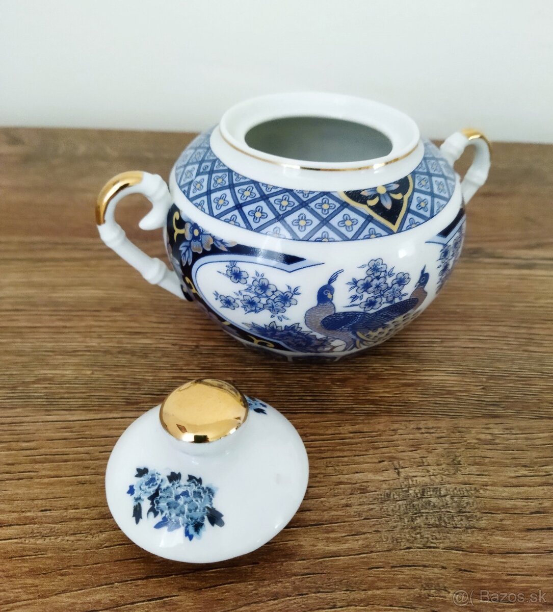 čínska cukornička, porcelán - 2